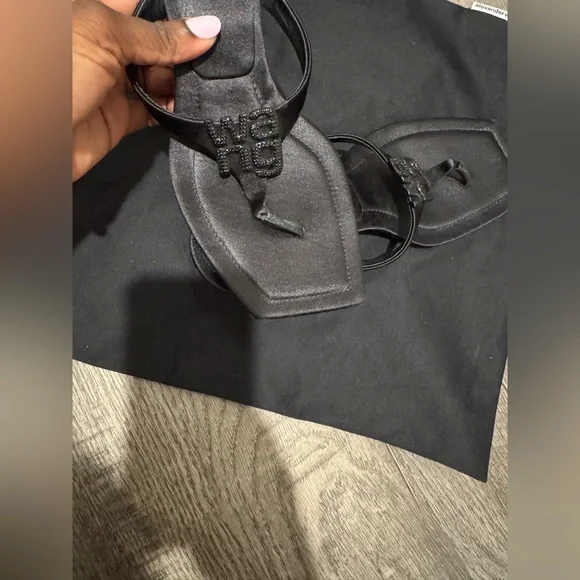 Alexander Wang Black Minimalist Sandals - Picture 11 of 11